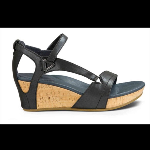 Teva Shoes - NEW Teva Capri Cork Wedge Sandal - Black